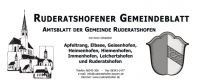 Ruderatshofener Gemeindeblatt